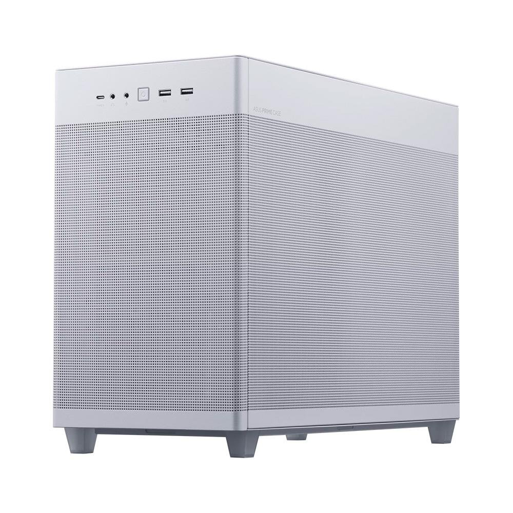 Imagem 3 de 8 do produto Gabinete Asus Prime AP201 Mesh, Mini Tower, Micro-ATX, Branco - 90DC00G3-B30000