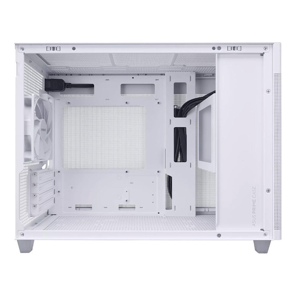 Imagem 7 de 8 do produto Gabinete Asus Prime AP201 Mesh, Mini Tower, Micro-ATX, Branco - 90DC00G3-B30000