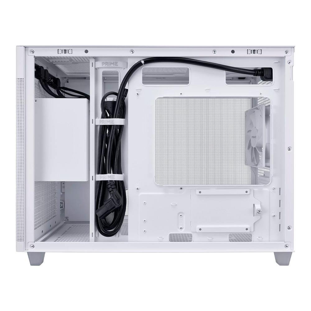 Imagem 8 de 8 do produto Gabinete Asus Prime AP201 Mesh, Mini Tower, Micro-ATX, Branco - 90DC00G3-B30000