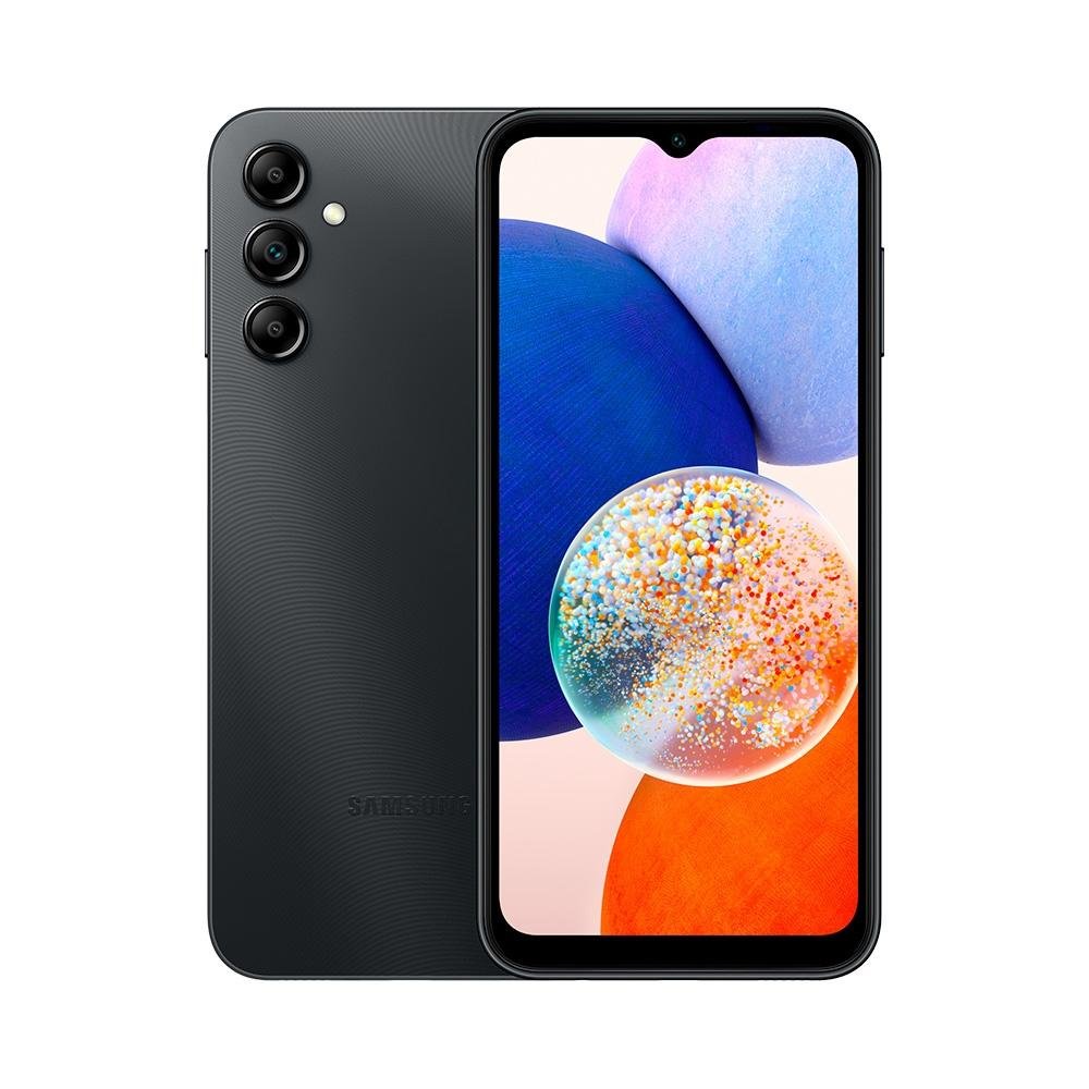 Imagem 2 de 10 do produto Smartphone Samsung Galaxy A14, 4G, 128GB, 4GB RAM, Octa Core, Câmera Tripla de 50MP, Tela de 6.6, Preto - SM-A145MZKRZTO