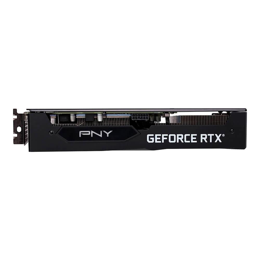 Imagem 7 de 9 do produto Placa de Video PNY GeForce RTX 3060 Ti Verto PNY NVIDIA, 8 GB GDDR6X, LHR, DLSS, Ray Tracing - VCG3061T8LDFBPB1