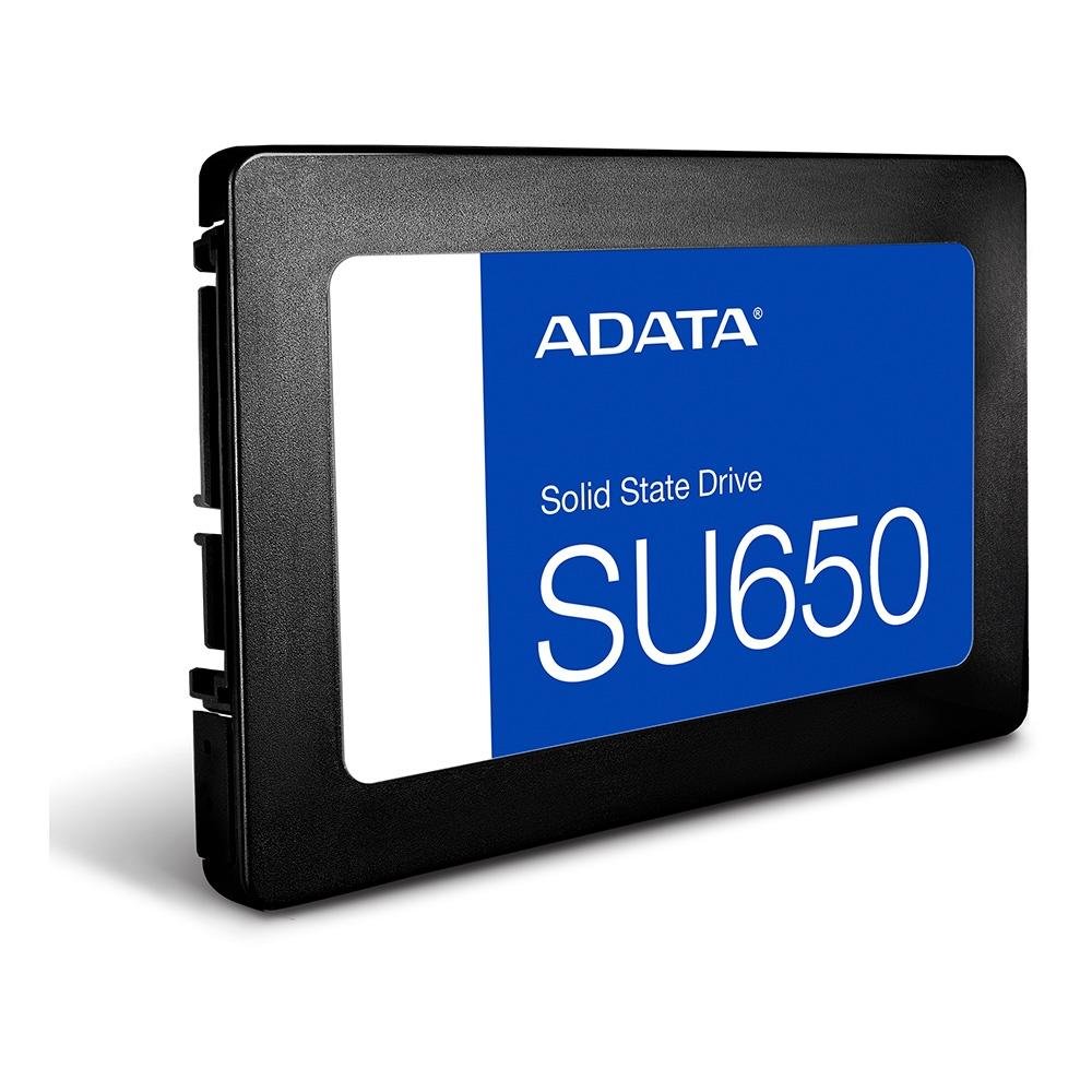 SSD Adata SU650, 512GB, SATA III, 2.5", Leitura: 520MB/s, Gravação: 450MB/s, Preto - ASU650SS-512GT-R SSD Adata SU650, 512GB, SATA III, 2.5", Leitura: 520MB/s, Gravação: 450MB/s, Preto - ASU650SS-512GT-R