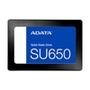 SSD Adata SU650, 512GB, SATA III, 2.5", Leitura: 520MB/s, Gravação: 450MB/s, Preto - ASU650SS-512GT-R