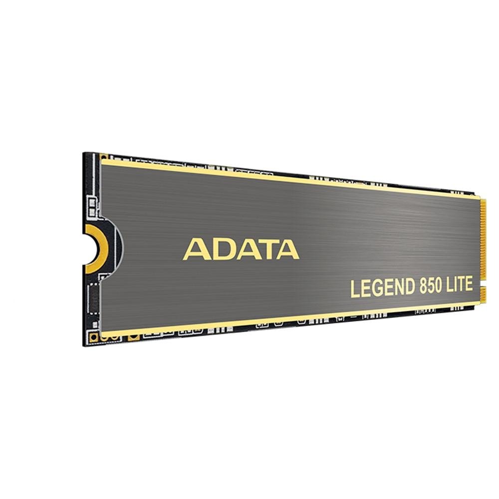 SSD Adata Legend 850 Lite, 500GB, PCIe Gen 4x4 M.2 2280, Leitura: 5000 MB/s e Gravação: 1700MB/s, Cinza - ALEG-850L-500GCS SSD Adata Legend 850 Lite, 500GB, PCIe Gen 4x4 M.2 2280, Leitura: 5000 MB/s e Gravação: 1700MB/s, Cinza - ALEG-850L-500GCS