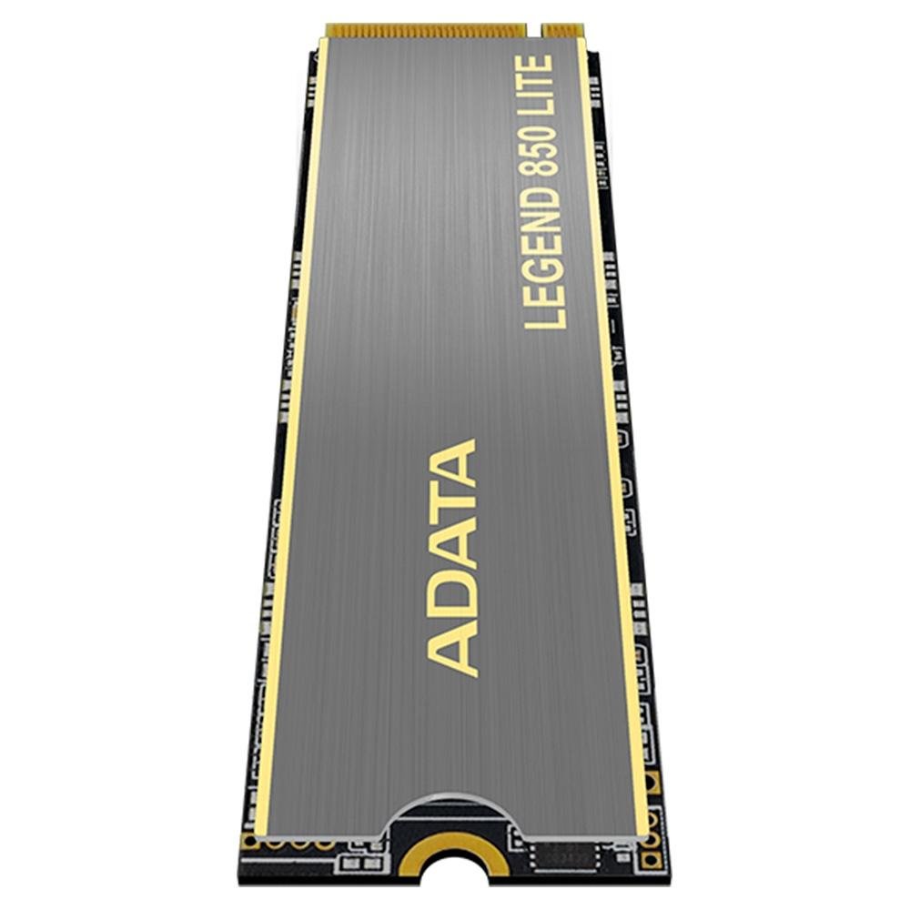 SSD Adata Legend 850 Lite, 500GB, PCIe Gen 4x4 M.2 2280, Leitura: 5000 MB/s e Gravação: 1700MB/s, Cinza - ALEG-850L-500GCS SSD Adata Legend 850 Lite, 500GB, PCIe Gen 4x4 M.2 2280, Leitura: 5000 MB/s e Gravação: 1700MB/s, Cinza - ALEG-850L-500GCS