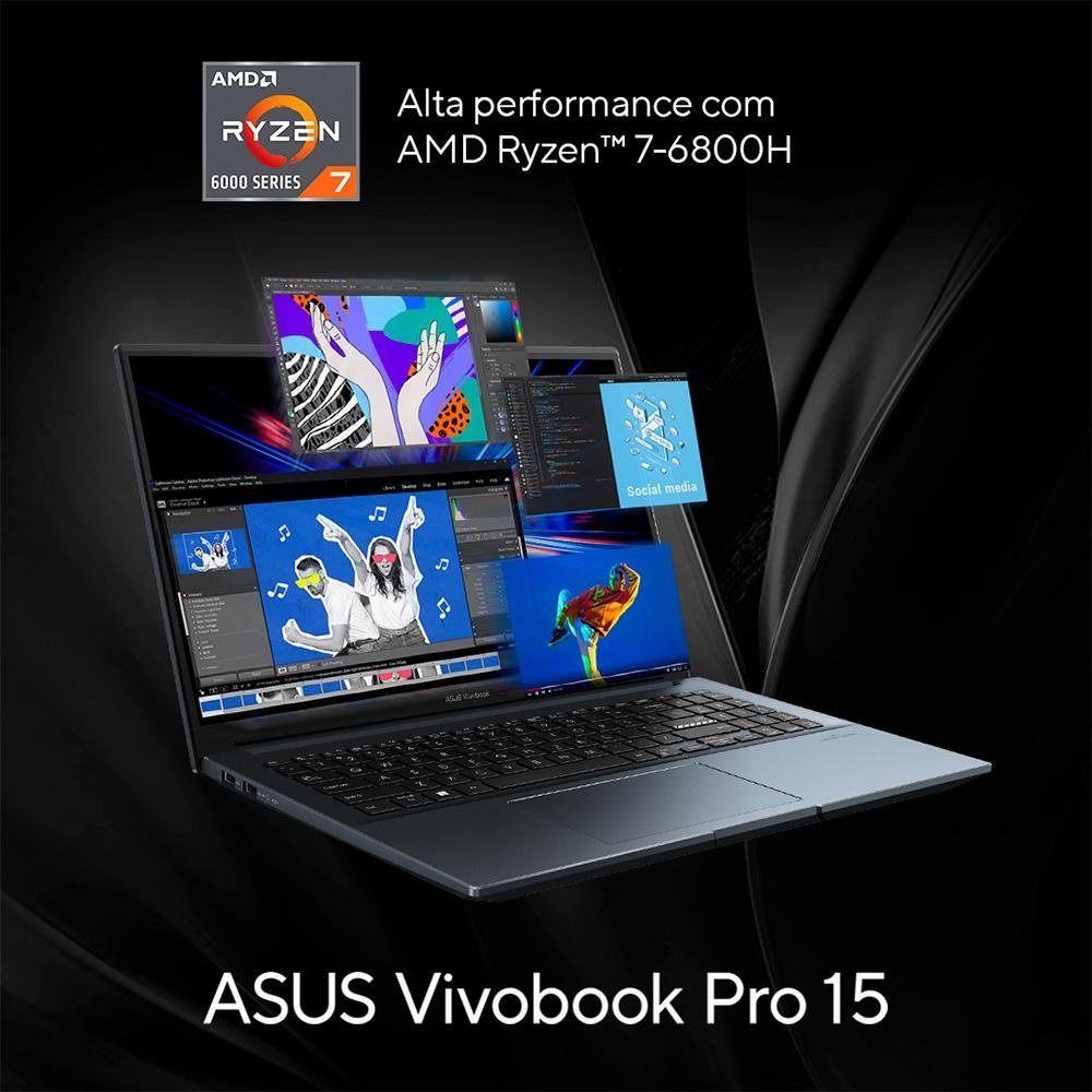 Notebook Gamer ASUS Vivobook Pro 15 | KaBuM!
