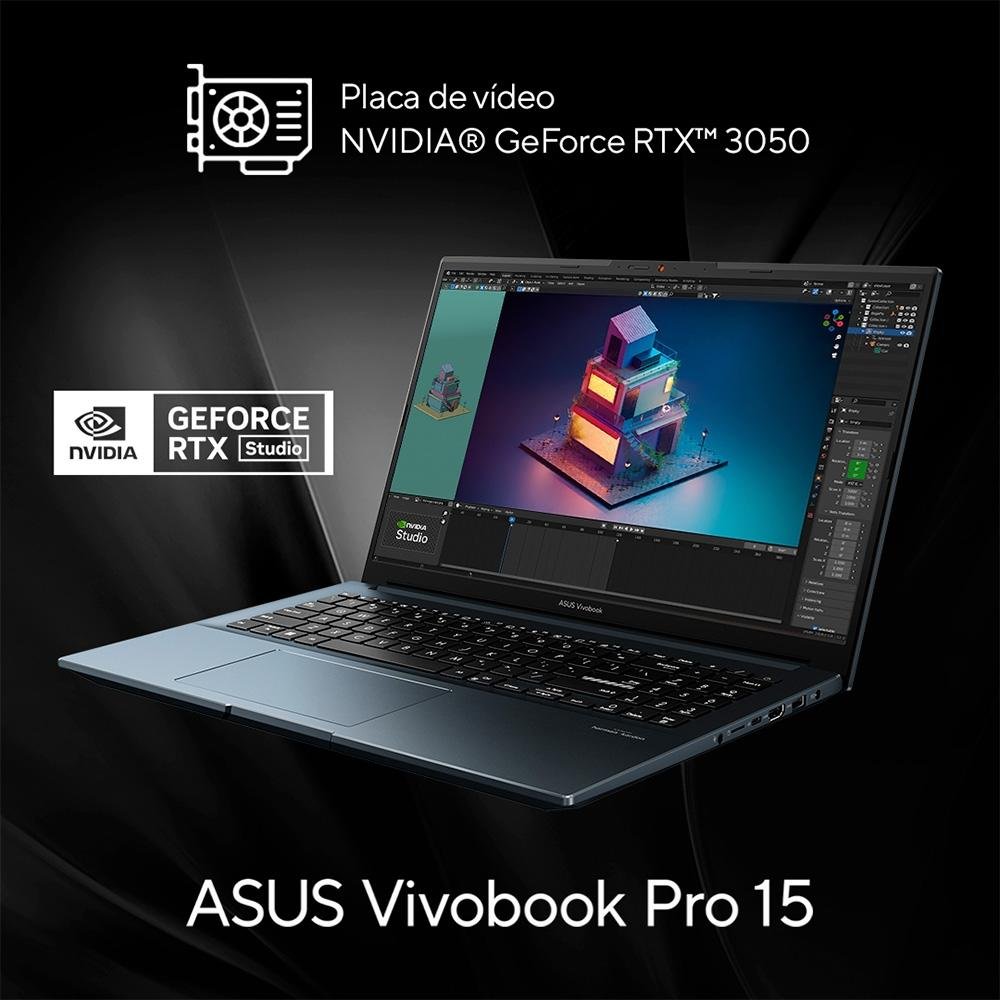 Notebook Gamer ASUS Vivobook Pro 15 | KaBuM!