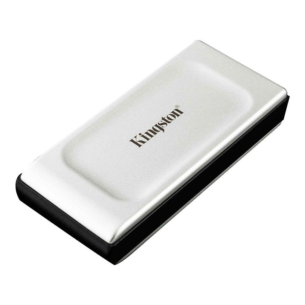 SSD Externo Kingston XS2000, 4TB, USB 3.2 Gen 2x2, Portátil, Leitura: 2000 MB/s, Gravação: 2000 MB/s, Prata - SXS2000/4000G - view 2