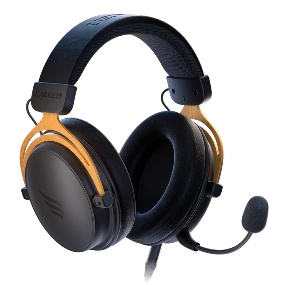 Headset Gamer Fallen Pantera, Drivers 53mm, P2, P3, PS5, Switch e Xbox, Preto - HE-FN-PA