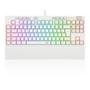Teclado Óptico Mecânico Redragon Broadsword Pro, RGB, Switch Red, ABNT2, Branco - K588W-RGB-PRO (PT-RED)