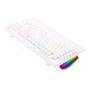 Teclado Óptico Mecânico Redragon Broadsword Pro, RGB, Switch Red, ABNT2, Branco - K588W-RGB-PRO (PT-RED)