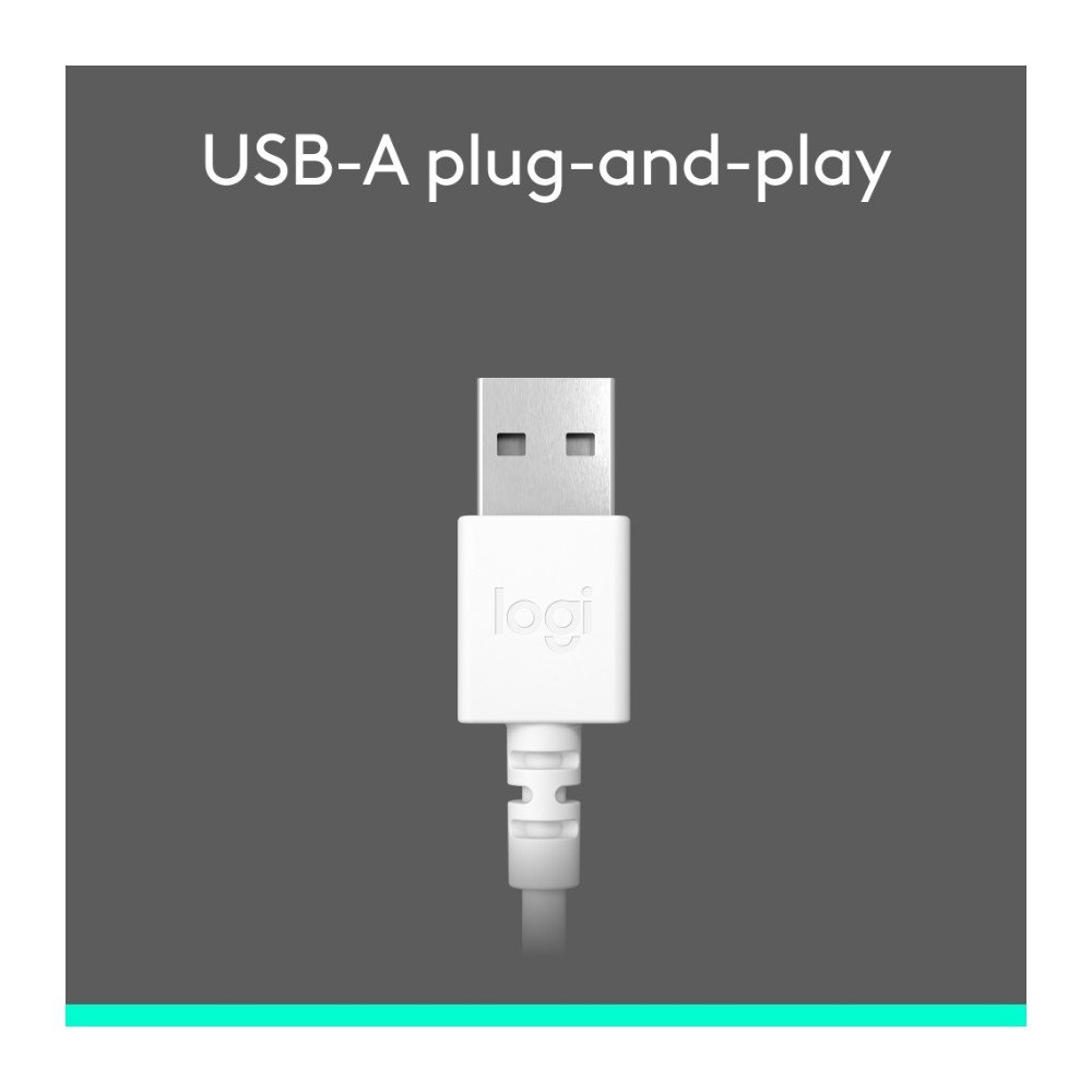 Headset ( Balão.info) H390, USB, com Almofadas, Controles de Áudio Integrado, Microfone com Redução de Ruído, Branco - 981-( Balão.info - foto 6