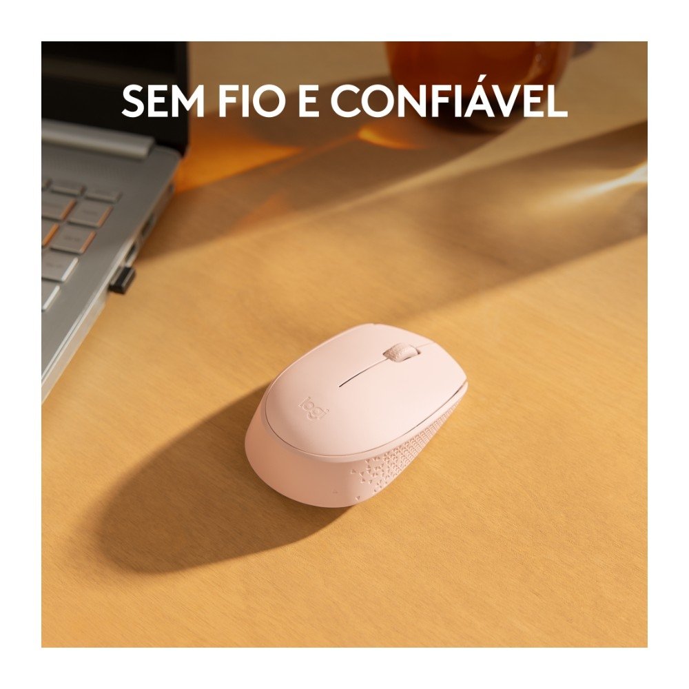Mouse Sem Fio ( Balão.info) M170, Wireless, Rosa - 910-( Balão.info - foto 3