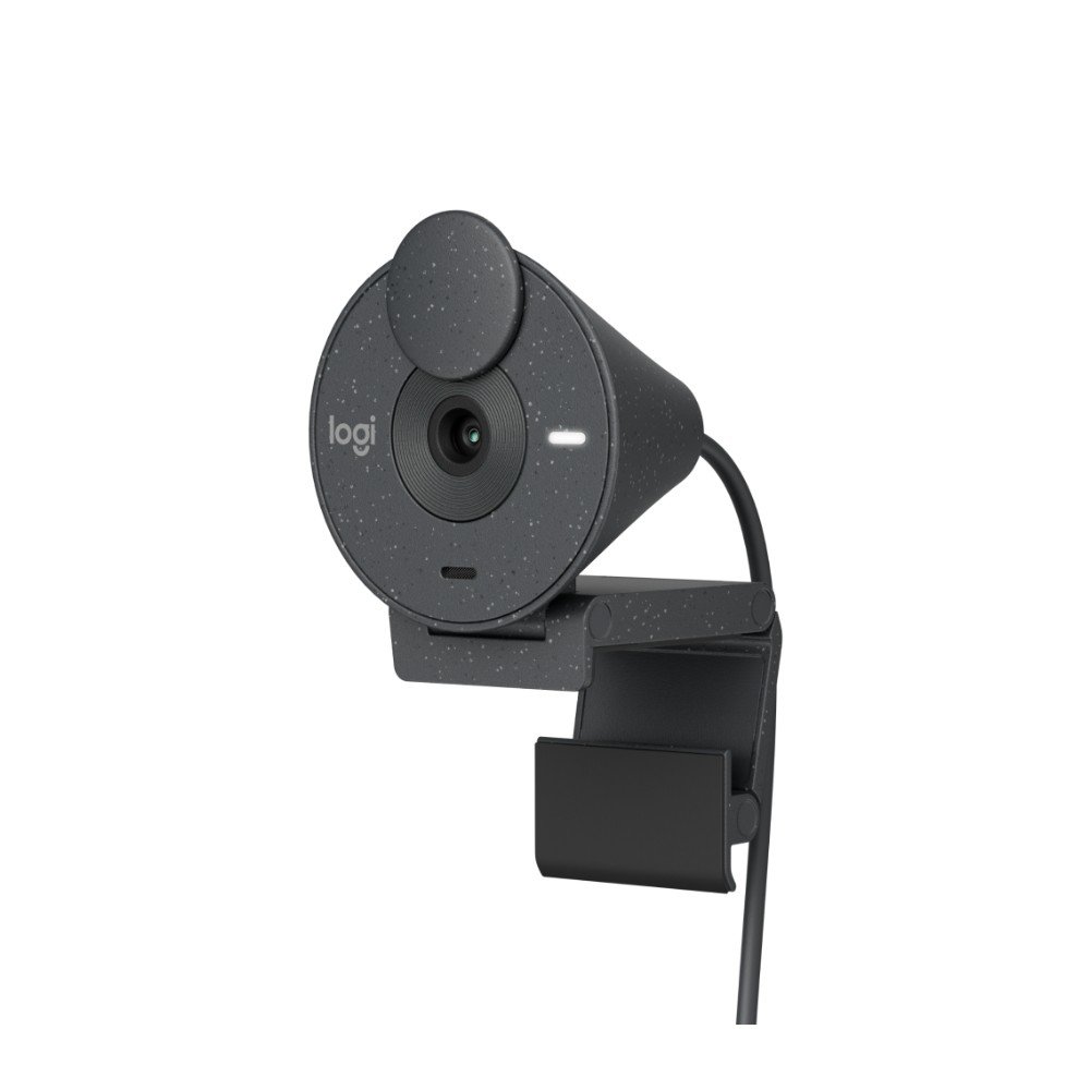 Webcam ( Balão.info) Brio 300 Full HD, 1080p, 30 FPS, USB-C, Microfone Integrado, Grafite - 960-( Balão.info - view 2