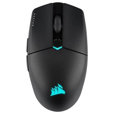 Mouse Gamer Corsair Katar Elite Wireless, RGB, 26000 DPI, 6 Botões