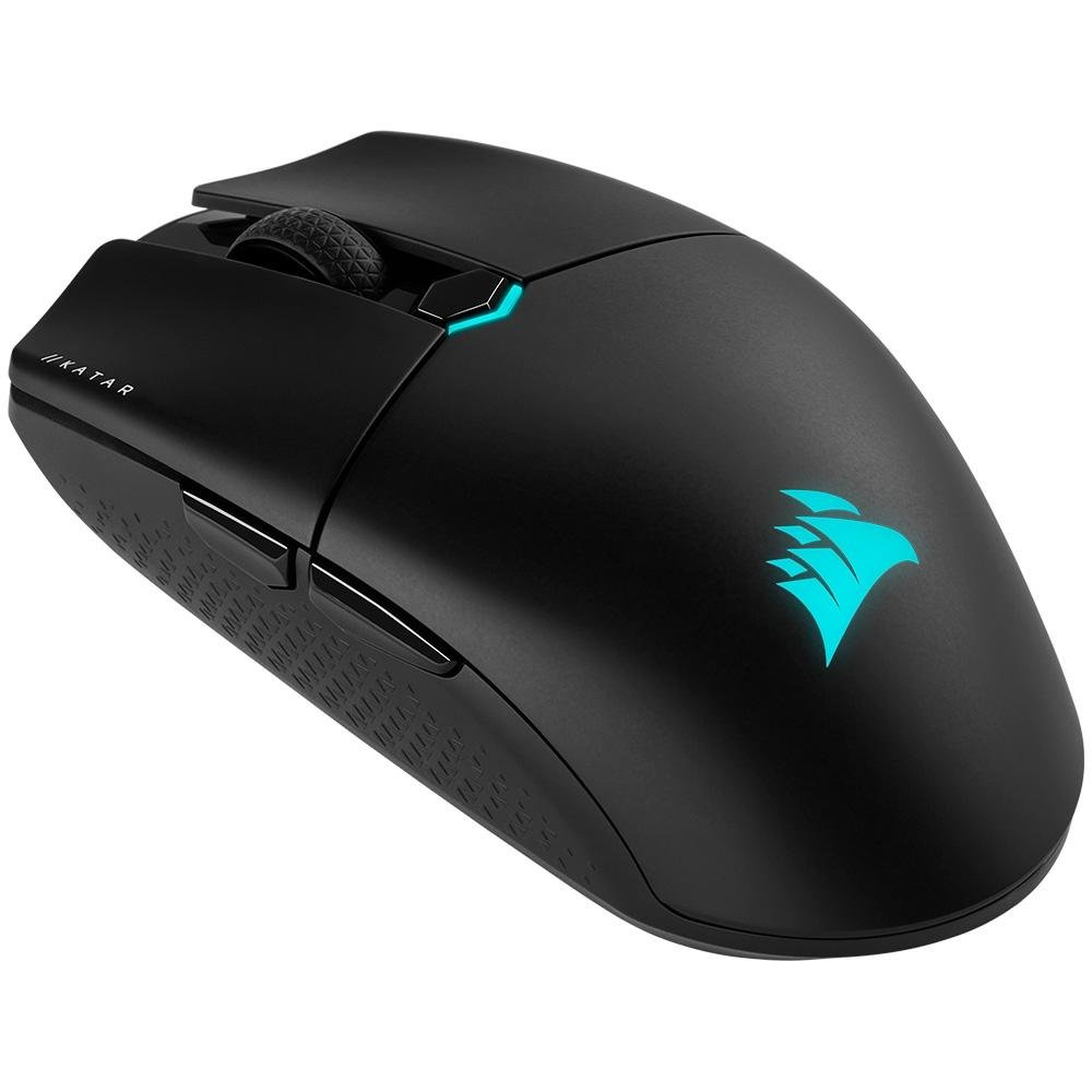 Mouse Gamer Corsair Katar Elite Wireless, RGB, 26000 DPI, 6 Botões, Preto - CH-931C111-NA - view 2