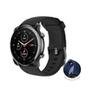 Kit SmartWatch Husky Sports 700, Preto, Pulseira Extra Azul Marinho, Com GPS + Fone de Ouvido Sem Fio Husky Technologies 700, Bluetooth