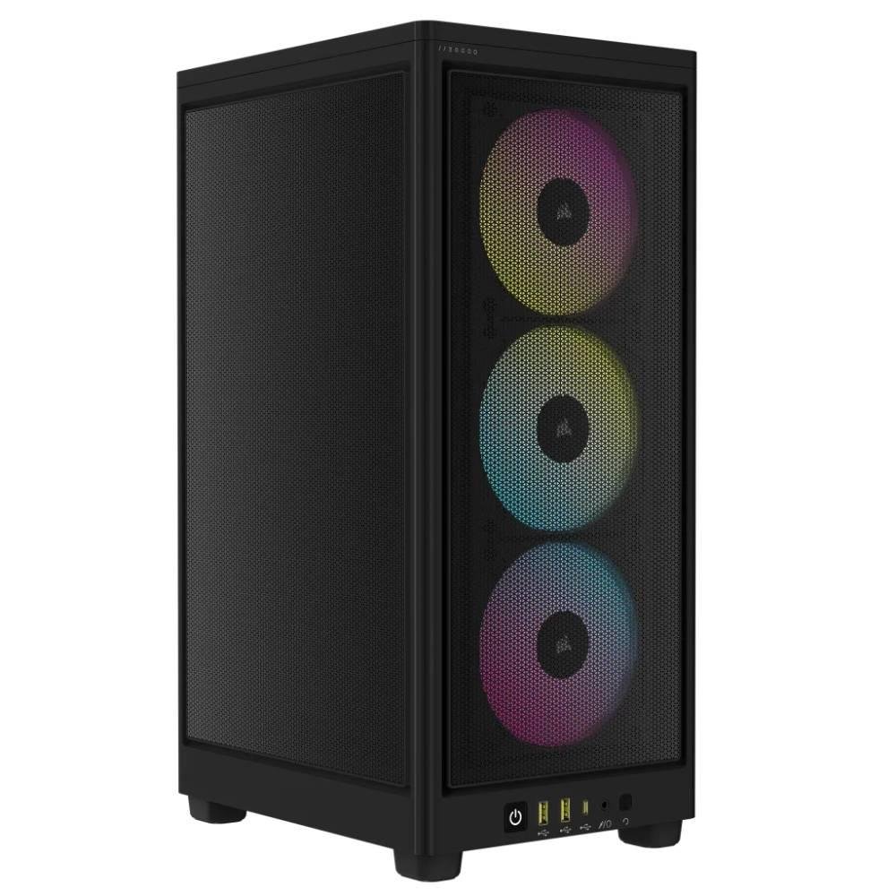 Gabinete Gamer Corsair 2000D RGB Airflow Mini ITX 3x Cooler Fan RGB 
