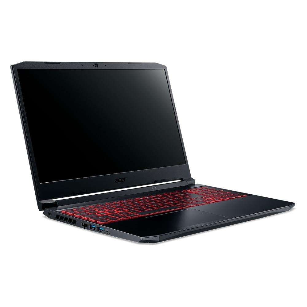 Imagem 2 de 8 do produto Notebook Gamer Acer Nitro AMD Ryzen 5-5600H, 8GB RAM, GeForce GTX 1650, SSD 512GB, 15.6 Full HD, Windows 11, Preto - AN515-45-R91A