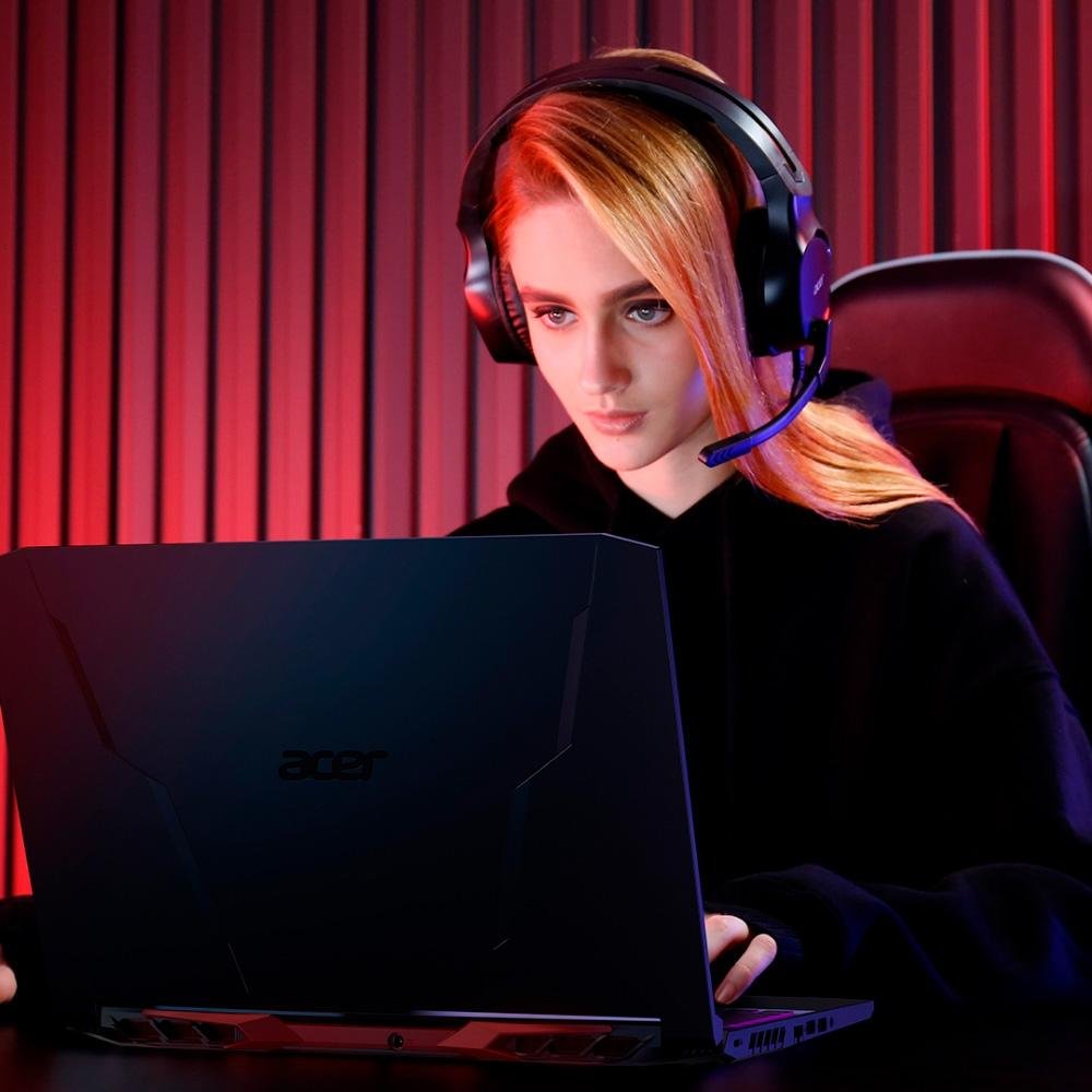 Imagem 7 de 7 do produto Notebook Gamer Acer Nitro AMD Ryzen 7-5800H, 8GB RAM, GeForce GTX 1650, SSD 1TB, 15.6" FHD, Windows 11, Preto - AN515-45-R4S3
