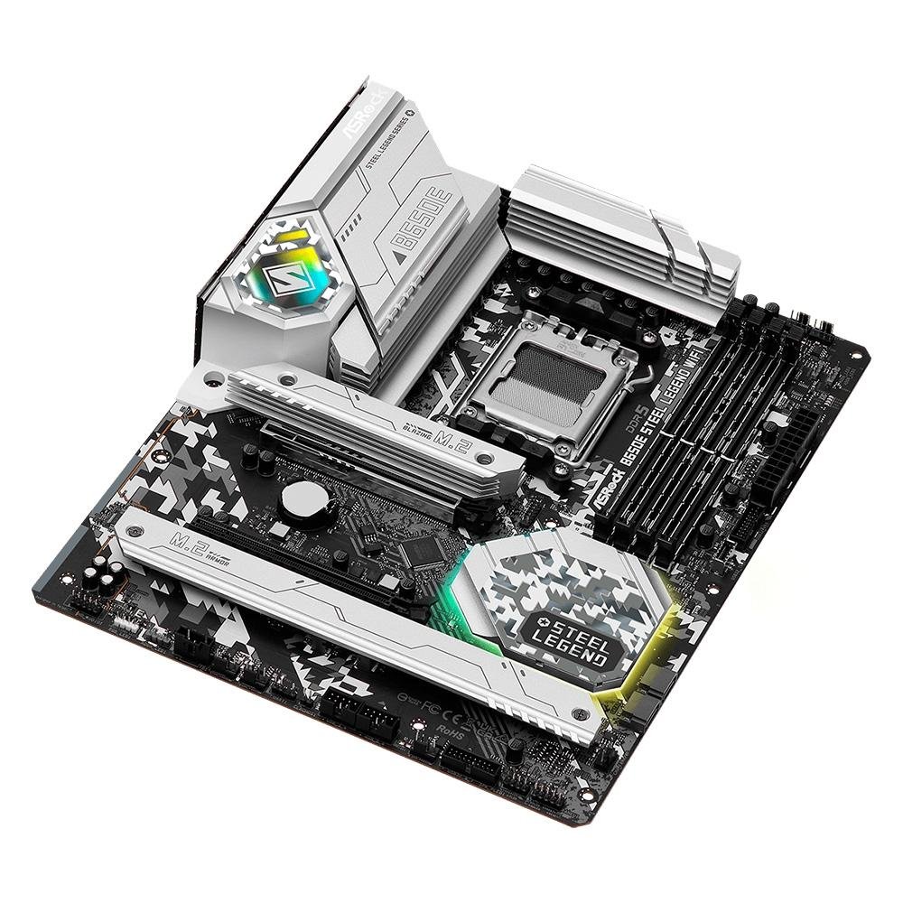 Placa Mãe ASRock B650E Steel Legend WiFi | KaBuM!