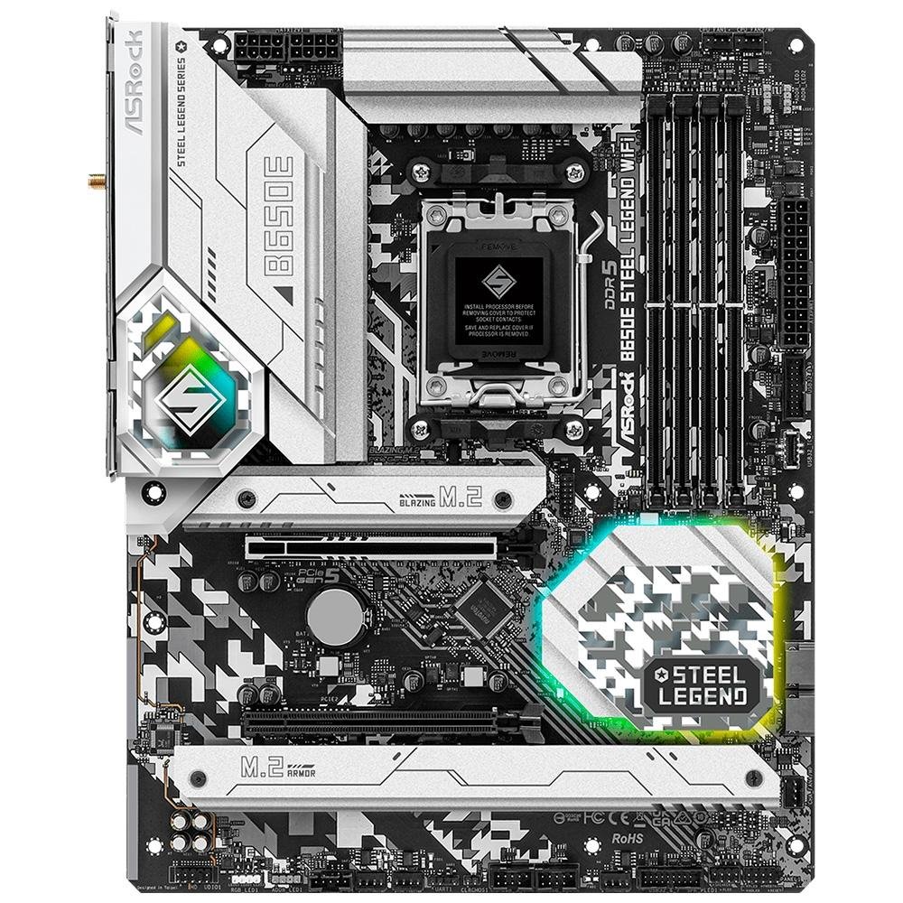 Placa Mãe ASRock B650E Steel Legend WiFi | KaBuM!
