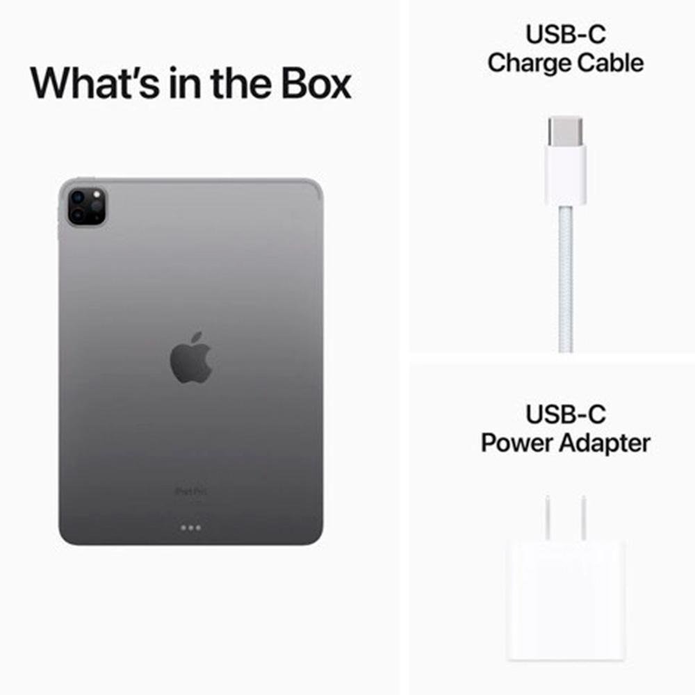 iPad Apple Pro 11, 256GB, Processador M2, WiFi, Bluetooth, USB-C, 12MP, iPadOS, Cinza Espacial - MNXG3LZ/A