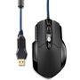Mouse Gamer Warrior 3200DPI 6 Botões Laser Preto - MO191