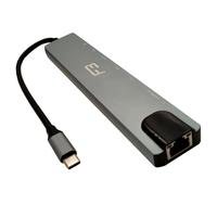 USB 3 TypeーC hub-f3-adaptador-type-c-8-em-1