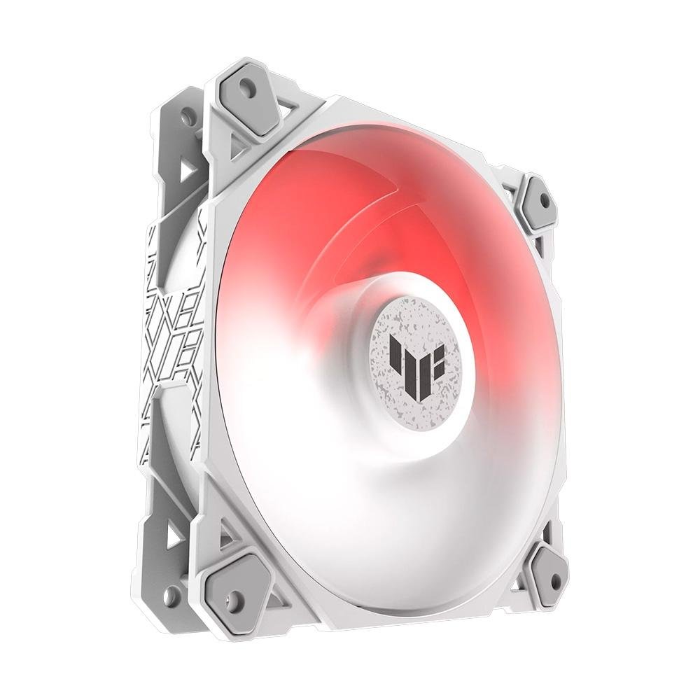 Ventoinha ASUS Tuf Gaming TF120, 120mm, Led ARGB, Branco - 90DA0033-B00000