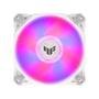 Ventoinha ASUS Tuf Gaming TF120, 120mm, Led ARGB, Branco - 90DA0033-B00000
