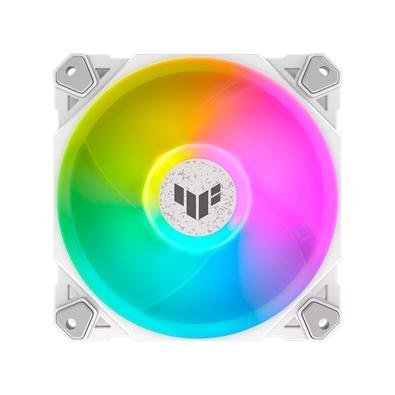 Ventoinha ASUS Tuf Gaming TF120, 120mm, Led ARGB, Branco - 90DA0033-B00000