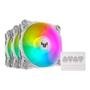 Kit com 3 Ventoinhas ASUS Tuf Gaming TF120, 120mm, ARGB, Branco - 90DA0033-B00030