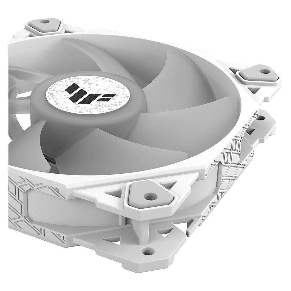 Kit com 3 Ventoinhas ASUS Tuf Gaming TF120, 120mm, ARGB, Branco - 90DA0033-B00030 15