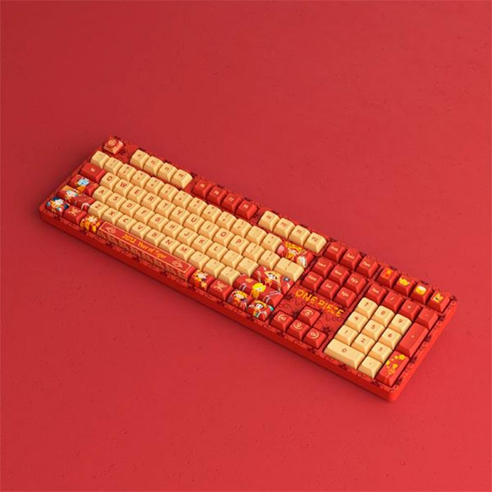 Teclado Mecânico Gamer Akko One Piece Year Of Tiger SP 5108S Teclado Mecânico Gamer Akko One Piece Year Of Tiger SP 5108S
