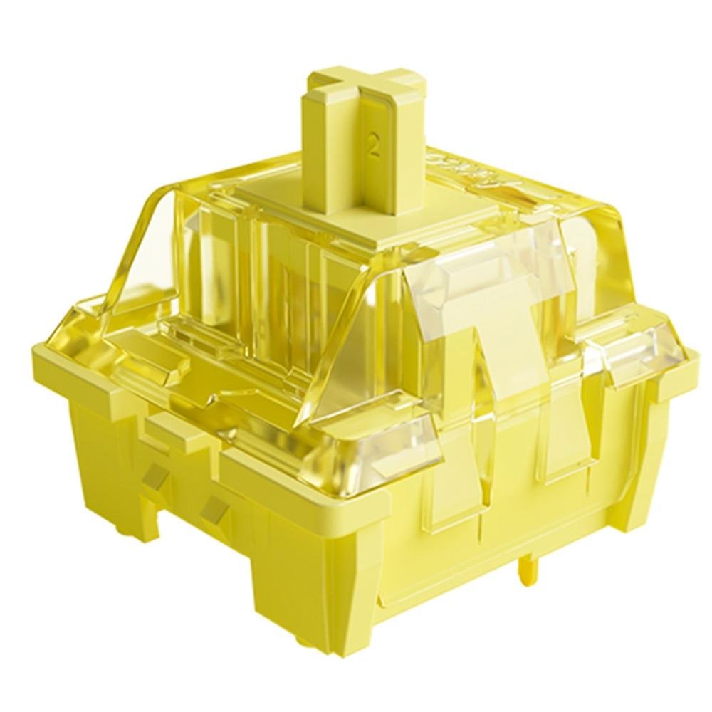 Switch Akko para Teclado Mecânico Linear, Cream Yellow - 6925758621274 Switch Akko para Teclado Mecânico Linear, Cream Yellow - 6925758621274