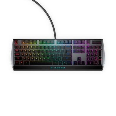 Teclado Mecânico Gamer Dell Alienware AW510K, RGB, Switch Cherry MX Red, Anti-Ghosting, US, Preto - 580-BBFC