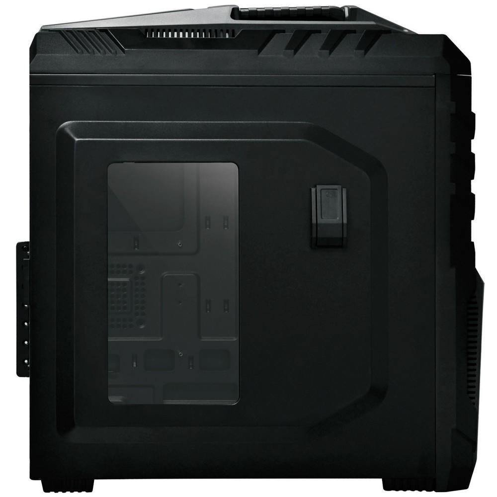 Gabinete PcYes Gamer Tiger Preto com LED Azul - 19662 Gabinete PcYes Gamer Tiger Preto com LED Azul - 19662