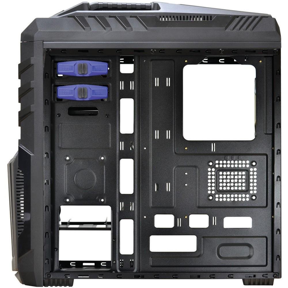 Imagem 12 de 13 do produto Gabinete PcYes Gamer Tiger Preto com LED Azul - 19662