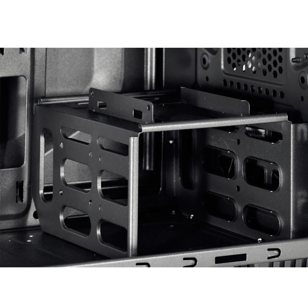 Gabinete PcYes Gamer Tiger Preto com LED Azul - 19662 Gabinete PcYes Gamer Tiger Preto com LED Azul - 19662