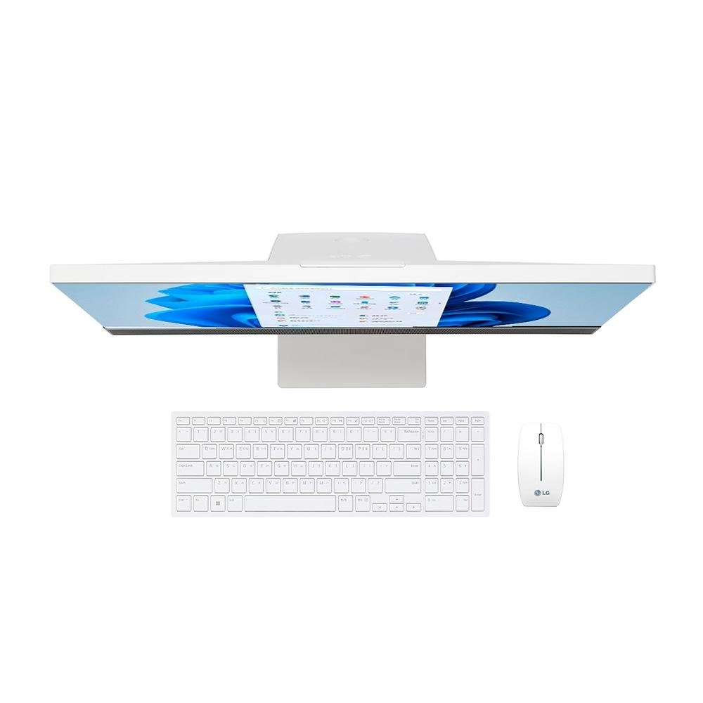 Imagem 4 de 4 do produto All in One LG, Intel Core i5-1235U, 8GB, SSD 256GB, Windows 11 Home, Tela de 24 IPS, Branco - 24V70Q-G.BJ51P2