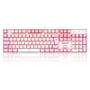 Teclado Mecânico Gamer Redragon Single Color Mitra, Switch Blue, ABNT2, Branco e Rosa - K551WP (PT-BLUE)