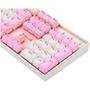 Teclado Mecânico Gamer Redragon Single Color Mitra, Switch Blue, ABNT2, Branco e Rosa - K551WP (PT-BLUE)