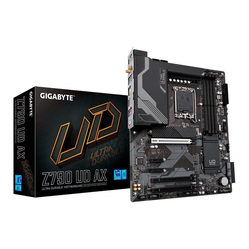 Placa-Mãe Gigabyte Z790 UD AX, Intel LGA 1700, ATX, DDR5, Wi-Fi, Bluetooth, Preto - Z790 UD AX​ 4