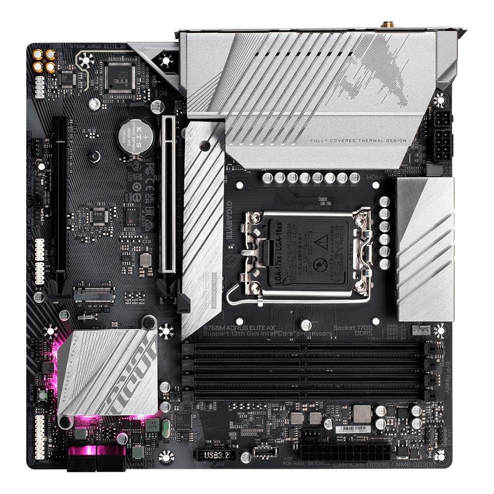 Placa Mãe Gigabyte B760M Elite AX | KaBuM!