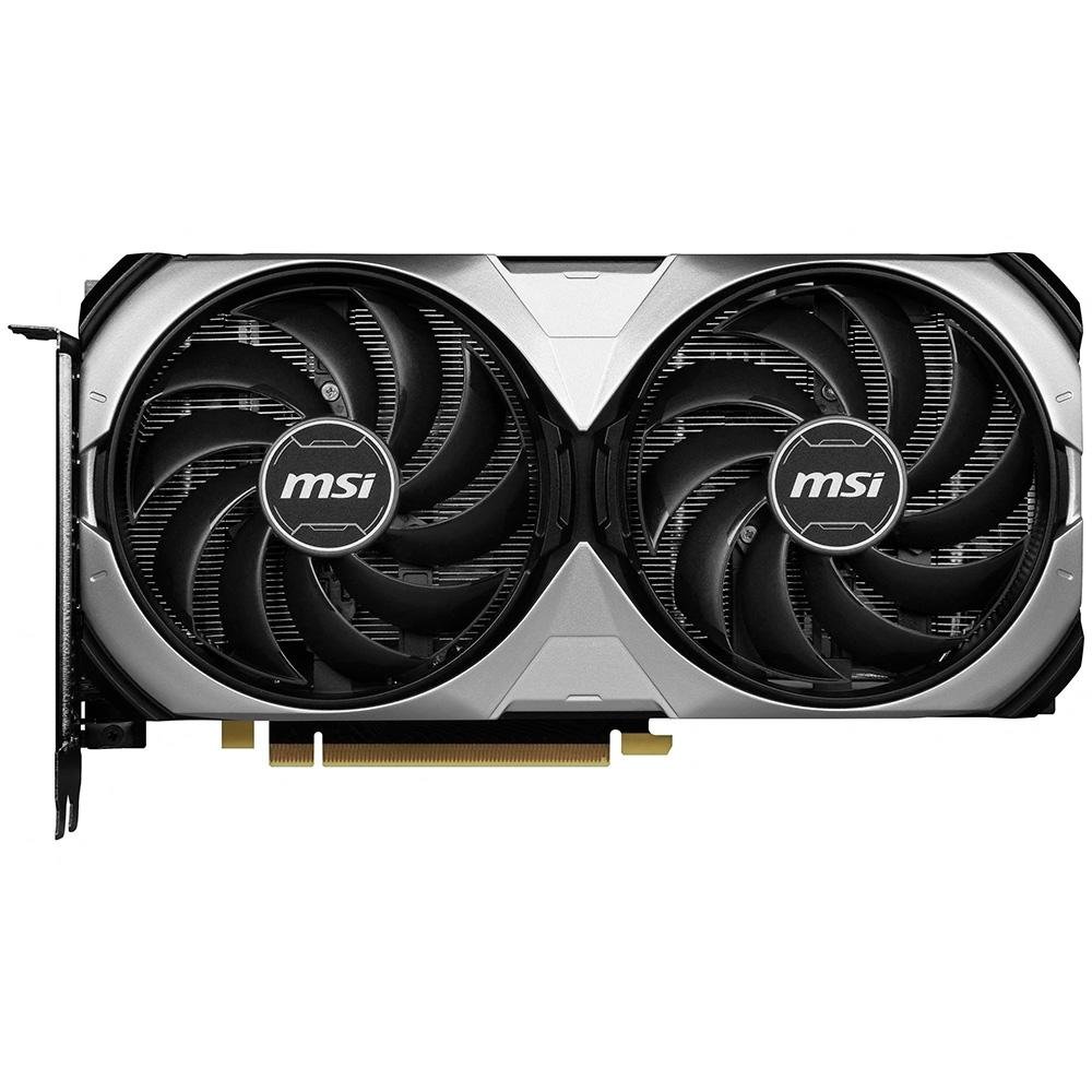 Placa de Vídeo RTX 4070 VENTUS 2X MSI NVIDIA GeForce, 12 GB OC GDDR6X, DLSS 3, Ray Tracing Placa de Vídeo RTX 4070 VENTUS 2X MSI NVIDIA GeForce, 12 GB OC GDDR6X, DLSS 3, Ray Tracing