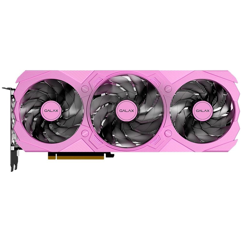 Placa de Vídeo RTX 4070 EX Gamer Pink GALAX NVIDIA GeForce, 12 GB GDDR6X, DLSS, Ray Tracing, Rosa - 47NOM7MD7LPK