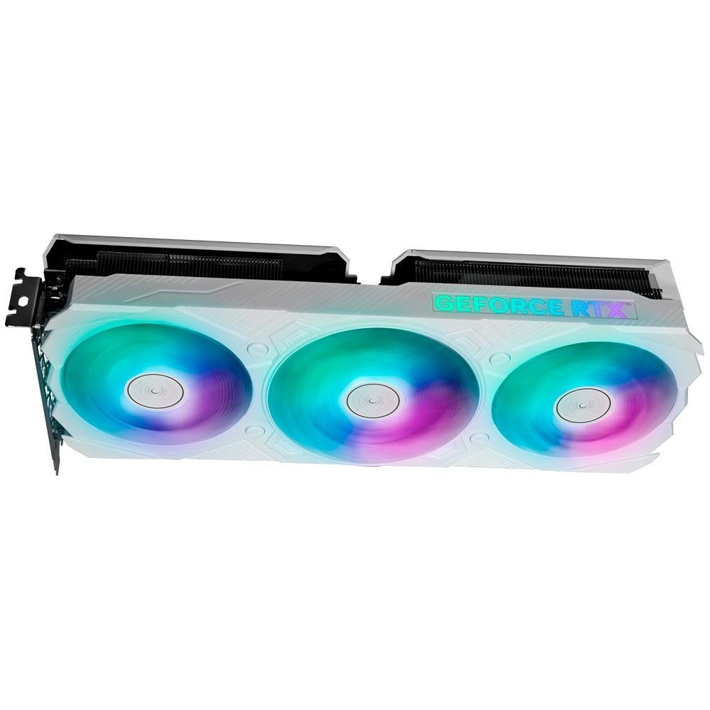 Imagem 4 de 9 do produto Placa de Vídeo RTX 4070 EX Gamer White GALAX NVIDIA GeForce, 12 GB GDDR6X, DLSS, Ray Tracing, Branco - 47NOM7MD7KWH