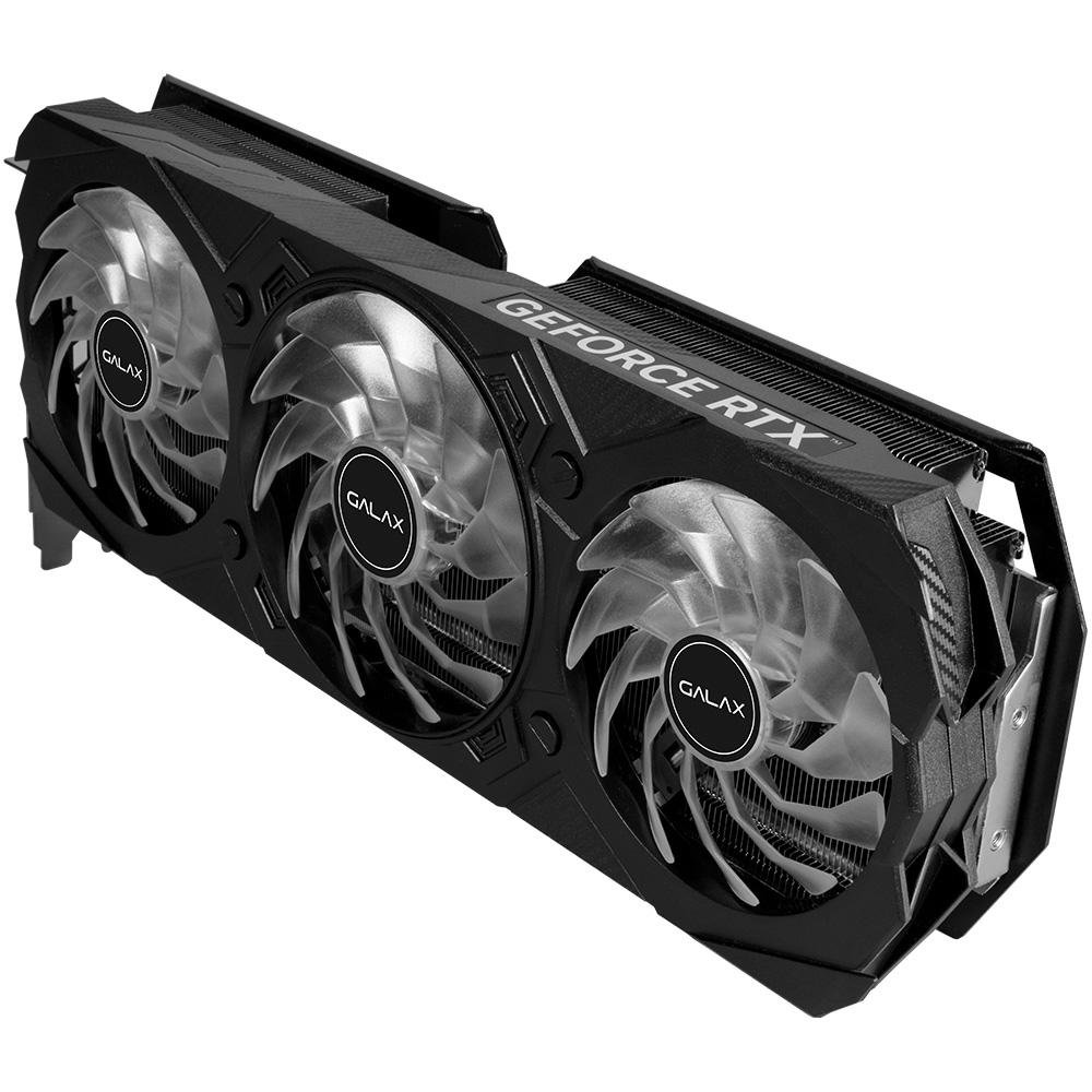 Imagem 8 de 12 do produto Placa de Vídeo RTX 4070 EX Gamer GALAX NVIDIA GeForce, 12 GB GDDR6X, DLSS, Ray Tracing, Preto - 47NOM7MD7JEG