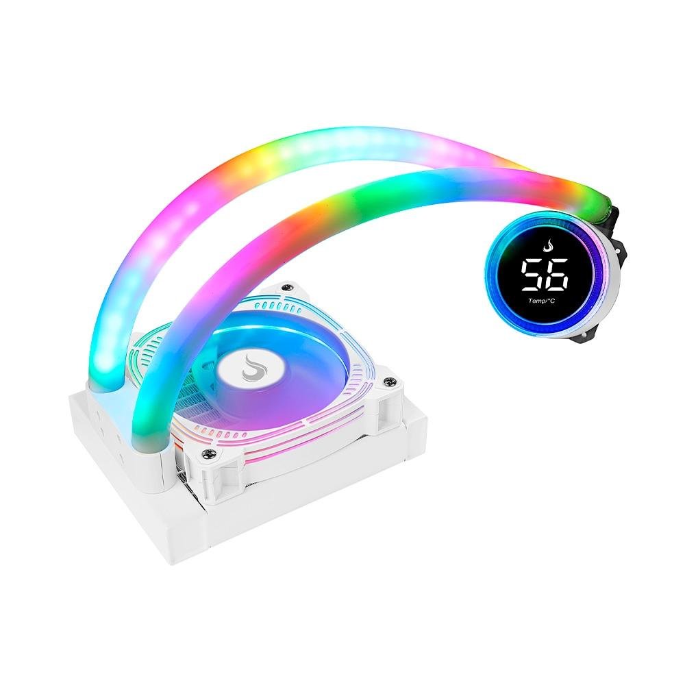 Water Cooler Rise Mode Aura Ice, ARGB, 120mm, AMD/Intel, Branco - RM-WAI-01-ARGB 4